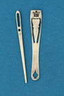 Antique Gorham Sterling Bodkins Ribbon Threader Sewing Tools