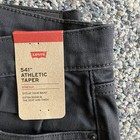 Nwt Men   s Levis 541 Athletic Taper Taper Stretch Very Dark Gray Jeans 38   x32   