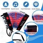 17 Keys Mini Accordion  8 Bass Button Lightweight Accordion Gift For Beginner   