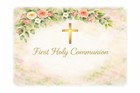 First Holy Communion Edible Image Cake Topper  Communion Cake Topper  1 4 Sheet