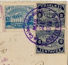 Honduras Sc 176  178-la Ceiba Certificado-mar 21 1918-registered-wwi Censor-to C