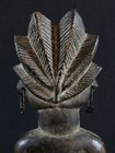Old  Rare African Tribal Art  Female Fetish Figure Gabon  Wooden Statue 46cm 18 