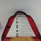 Melody Harp Chord Zither Wood String Instrument Natural Finish W  Red Bag