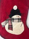 Rare Vintage Collectable Woof And Poof Snowman Stocking With Original Tag
