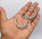 925 Sterling Silver Latest Hoop Earrings For Women Black Friday Gift Collection