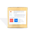 Pyrex Media Storage Bottle 1395-250ml Round W  Gl45 Cap -  8 box 