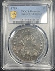 1799 Draped Bust Silver Dollar  1 Pcgs Xf Detail Obverse Scratch Rare Coin