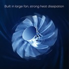 6-fan Cooler Laptop Cooling Pad Usb Stand Quiet Led Light Radiator Pc Notebook