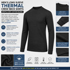 3-pack Men   s Long Sleeve Thermal Crew Neck Shirts Waffle Knit Cotton  s-2xl  New