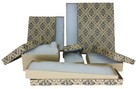 Bulk Damask Print Paper Cotton Filled Jewelry Gift Packaging Boxes - Wholesale