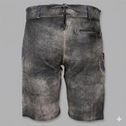 Mens Authentic Bavarian Lederhosen   Handmade Suede Leather Trachten Shorts