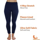 Women s Winter Warm Fleece Lined Full Length Legging Thermal Pants Plus Size 