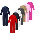 Boys Mechanic Boiler Suit Cosplay Costume Long Sleeve Coveralls Flight Suits