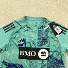  defect  Adidas Toronto Fc Jersey Womens Large Graphic Print New Ip2137