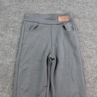 Fashion Leggings Womens M Gray Ankle Fleece Lined Pockets Stretch 27x27 