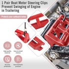 4  Steer Stop Outboard Hydraulic Steering Lock For Outboard Motor Trailering tra