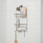 Bathroom Shower Caddy - Rust-resistant Hanging Organizer  Storage Shelf