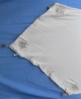 Laura Ashley Lifestyle Square Wrap Shawl Embroidered Roses 48 Inch Square