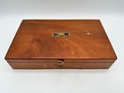 Vintage Gaertner Scientific Corporation Optical Flats Wood Box Brass Plate 