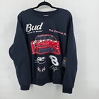 Nascar Dale Earnhardt Jr  8 Budweiser Crewneck Sweatshirt Racing Mens Size Large