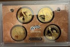 2009-s Presidential Dollar Proof Set 4 Coins In Mint Case - No Box Or Coa