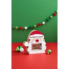 Mud Pie H4 Kids Christmas 6 75 x6 5  Santa Clock Countdown Santa Clock 10760446