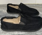 Nike Solarsoft Lakeside Men s Size8 Black Boat Shoes Nautical Slipon Rare