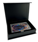 Stained Glass Reaper Colorized 1 Oz Silver Art Card With Box And Coa