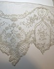 Antique Tambour Net Lace Fabric For Skirt Brussels Shawl Curtain Panel Floral
