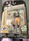 Mcfarlane Playmakers Nfl Aaron Rodgers Action Figure 20  Parts   Ball