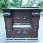 Antique Late 1800 s Sewing Machine Cabinet   furniture  table  base   