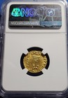 Gold Solidus Justinian Ii Byzantine Empire 685-695 Ad-certified Ngc Au  Eb