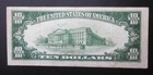 1934-a  10 Ten Dollars Silver Certificate Wwii North Africa Emergency Issue Note