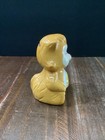 Vintage Care Bear Cousins Cat W sun On Belly Ceramic Coin Bank W stopper 4 5   