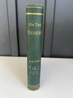 1883 On The Desert Henry M Field Egypt Sinai With Folding Map Scribners Antique
