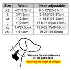 Genuine Leather Pet Dog Collars Heavy Duty Adjustable Rustproof Double D-ring