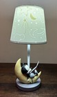 Disney Baby Mickey Moonlight Nursery Lamp Lambs   Ivy W  Shade Tested Works