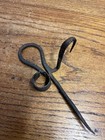 Antique Style Forged Wrought Iron Mining Sticking Tommy Miners Candlestick
