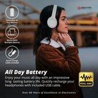 Sentry Osh Over Ear Bluetooth Wireless Headphones  Active Noise Canceling -20   