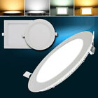 6w 9w 12w 15w 18w Led Recessed Ceiling Panel Down Lights Bulb Slim Lamp Fixture
