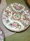 Antique Signed Chinese Famille Rose Medallion Canton Porcelain Plates