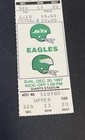 Vintage 1987 Philadelphia Eagles   New York Jets Full Home Game Ticket   Rare 