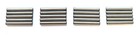 1 8 X 1-1 4  Dowel Pins - Set Of 20 - Heat Treated Alloy Steel - Bright Finish