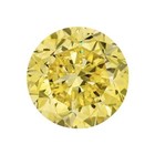 2ct Natural Yellow Color Impressive Great Shine Round Cut Diamond Vvs1 Certified