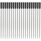 20pcs Cross Style Ballpoint Pen Refills Smooth Flow Ink 1 0mm Medium Point Black