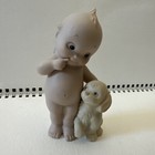 Rose O neill 1991 Enesco Kewpie 4 25   Baby With Dog Figurine