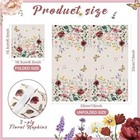  50 Pack Floral Cocktail Napkins Wildflower Paper 13 X 13 Inch Vintage Flower