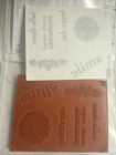 Stampin  Up  Happy Day 6 Rubber Stamps  smile  Hello  Decorative Images  130297