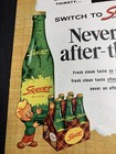 Squirt Boy Soda Ad  6 Pack Bottles Logo Advertising 1954 Beverly Hills Ori