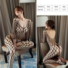 Large Sexy Body Stocking Women Lingerie Fishnet Bodysuit Nightwear Sleepwear Us